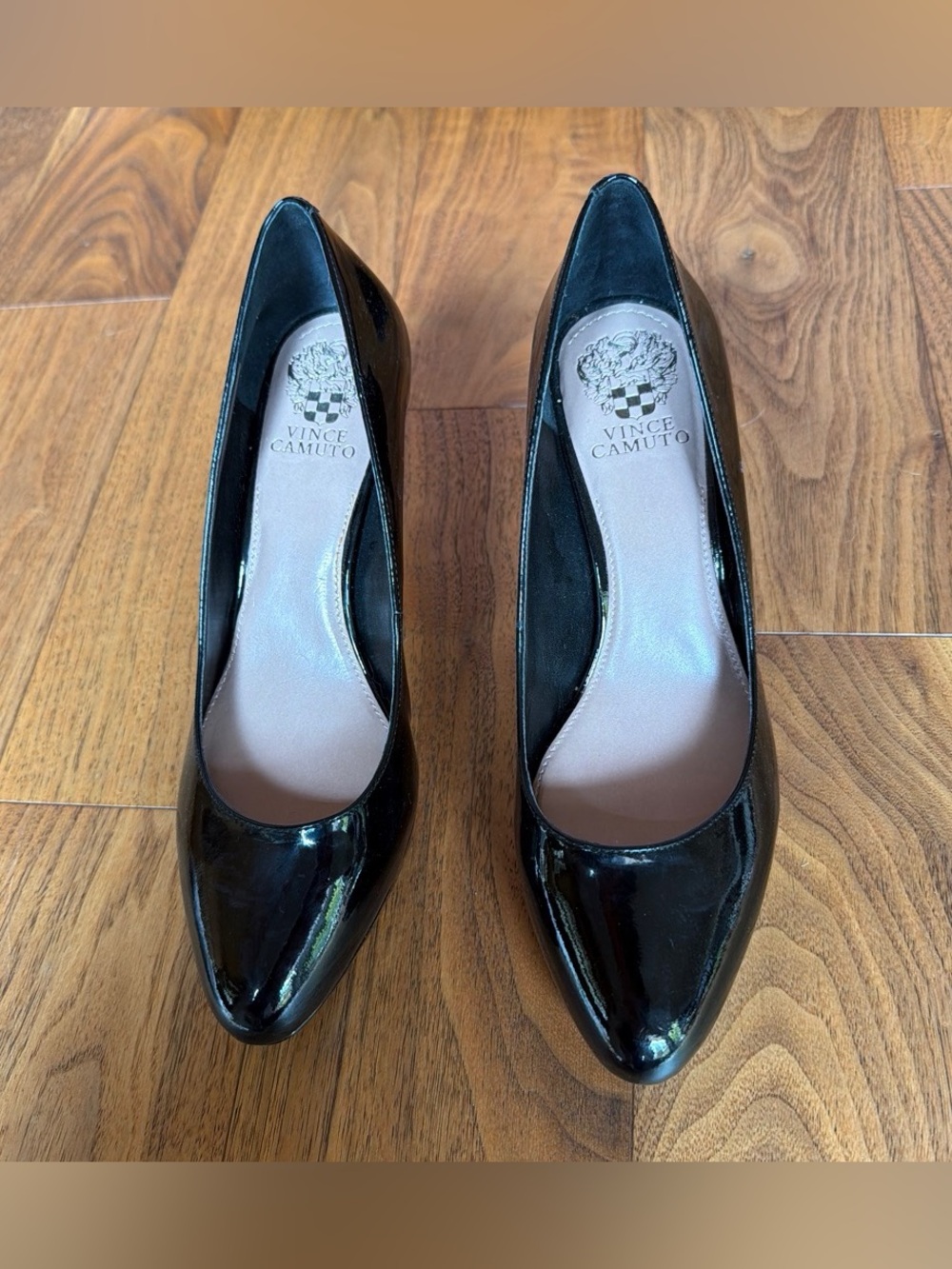 Vince Camuto Black Patent Leather Pumps, Size 9, NWOT